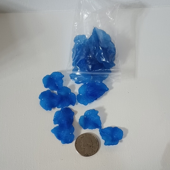 Other - Blue Acrylic Leaves